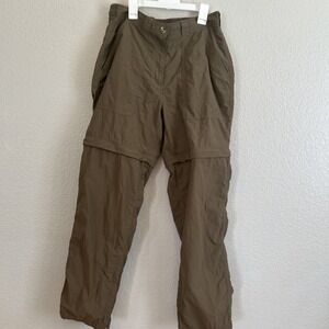 ExOfficio Buzz Off insect Shield Convertible Hiking Tan Pants Women Small 6-8